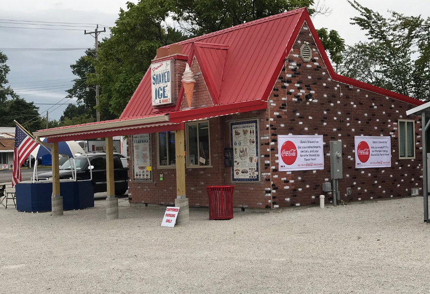 danas shaved ice building