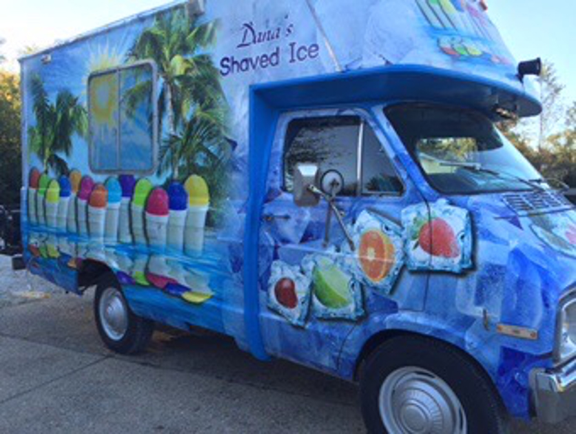 shaved ice truck