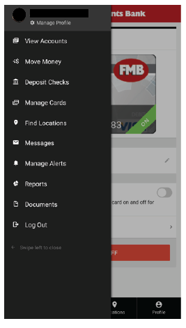 travel alert screen