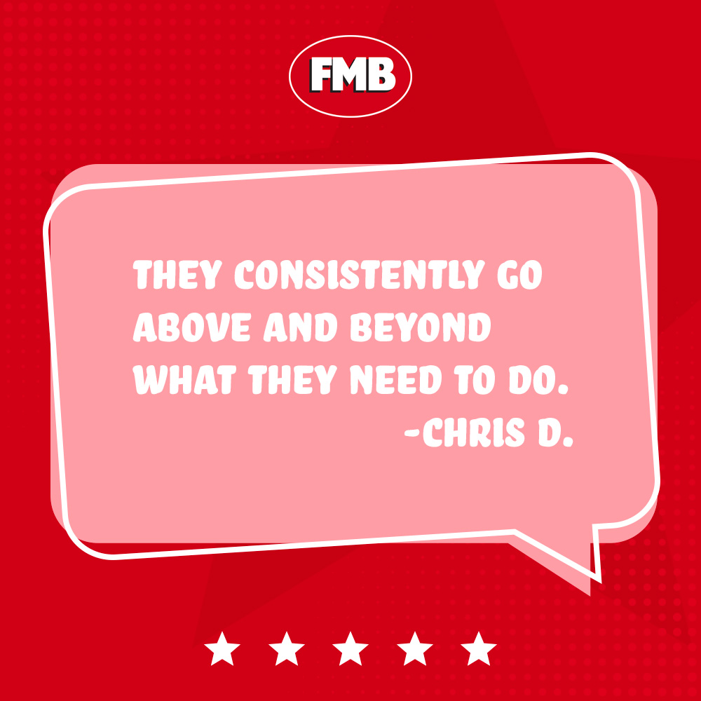 They consistently go above and beyond what they need to do. - Chris D