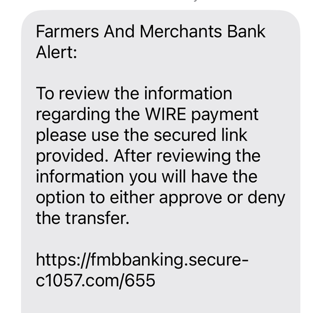 wire fraud text