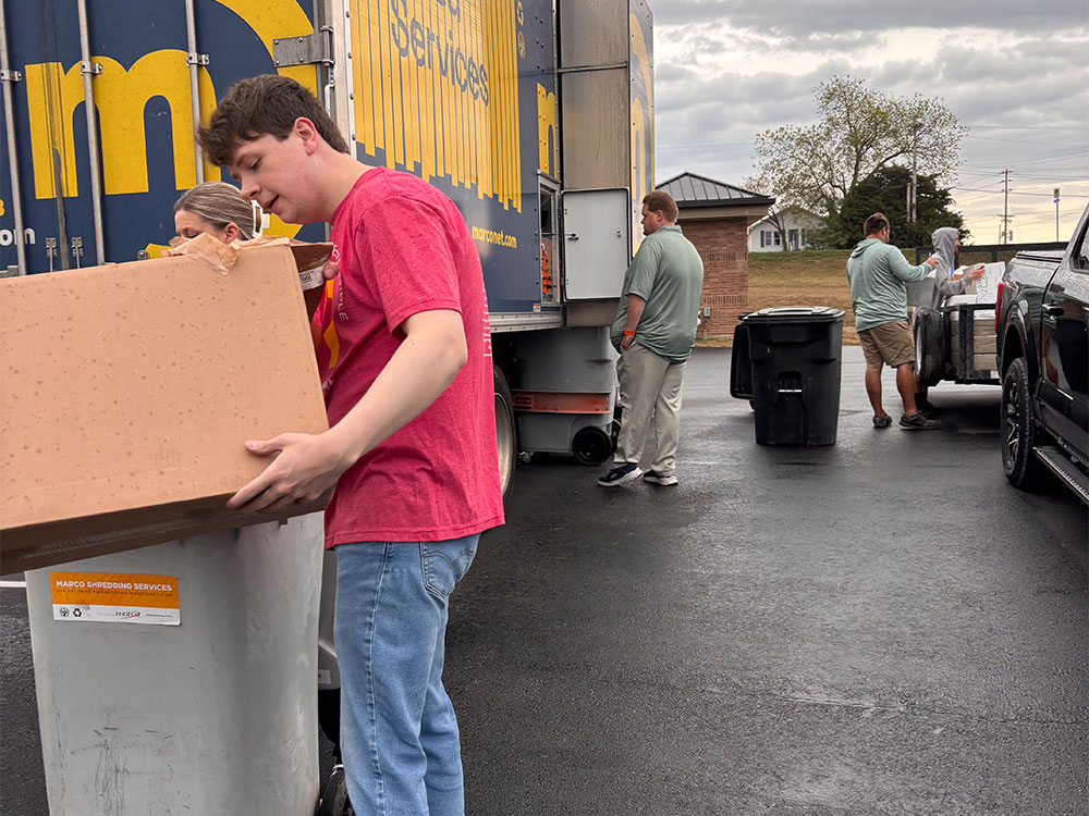 shred and recycle event