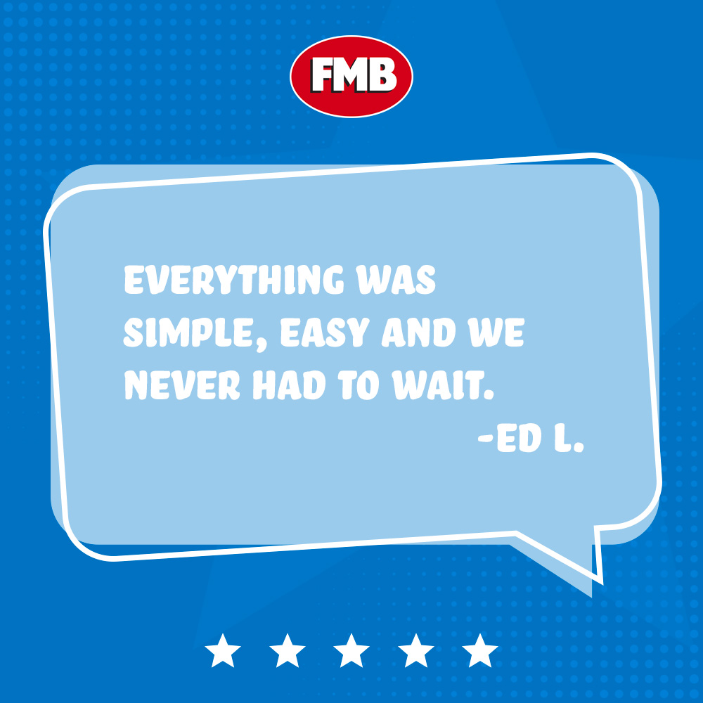 Everything was simple, easy and we never had to wait. - Ed L